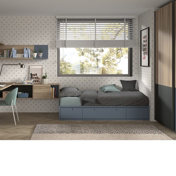 CAMA NIDO F108 CON 3 CAJONES