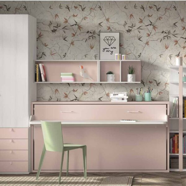CAMA ABATIBLE F257 CON MESA