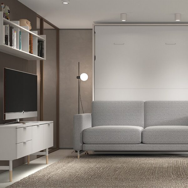 CAMA ABATIBLE F266 VERTICAL CON SOFÁ