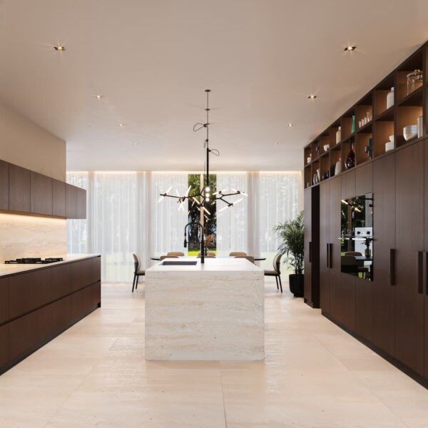 Serie Castellón – Arquitectura de Lujo, Piedra Noble y Simetría Perfecta