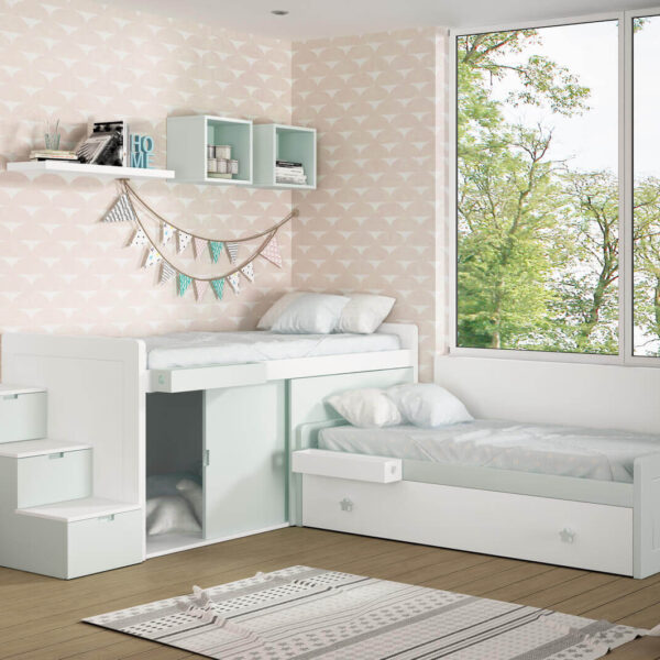 COMPACTO Y CAMA NIDO PC KIDS 37