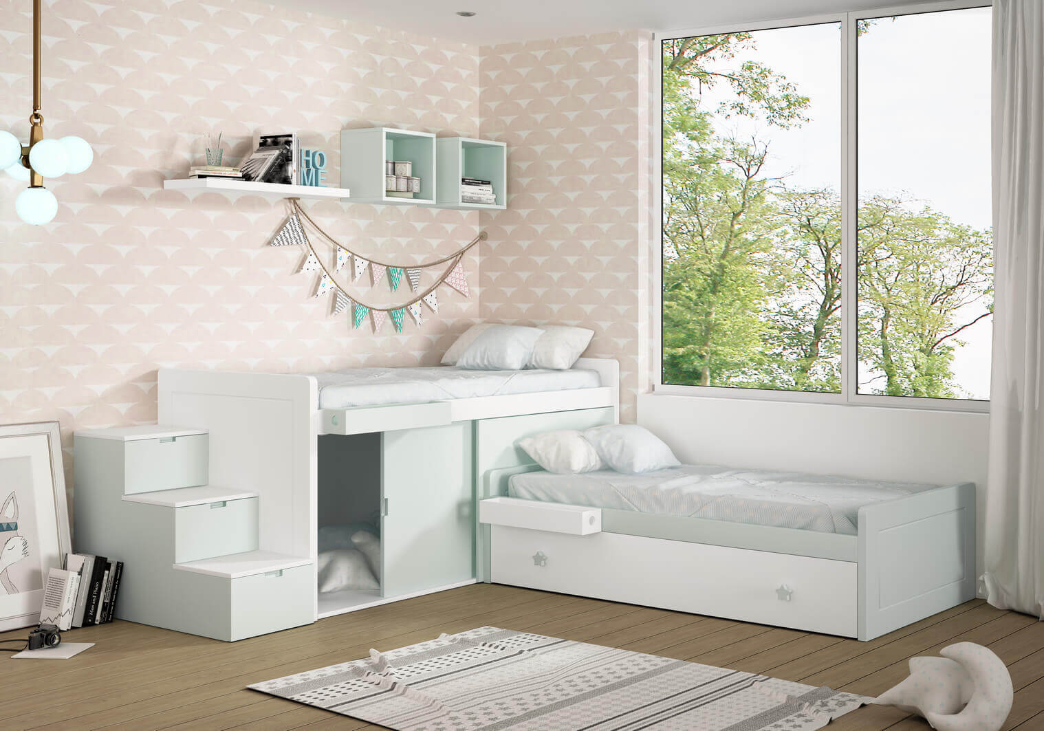COMPACTO Y CAMA NIDO PC KIDS 37