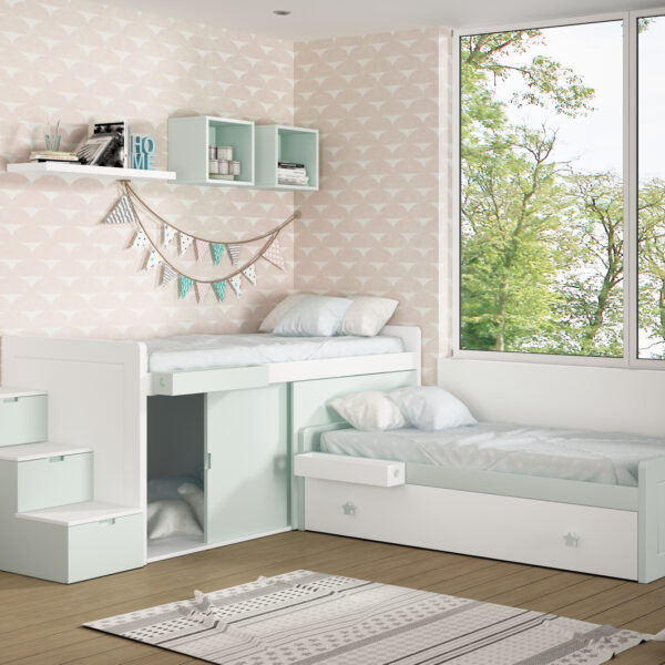 COMPACTO Y CAMA NIDO PC KIDS 37