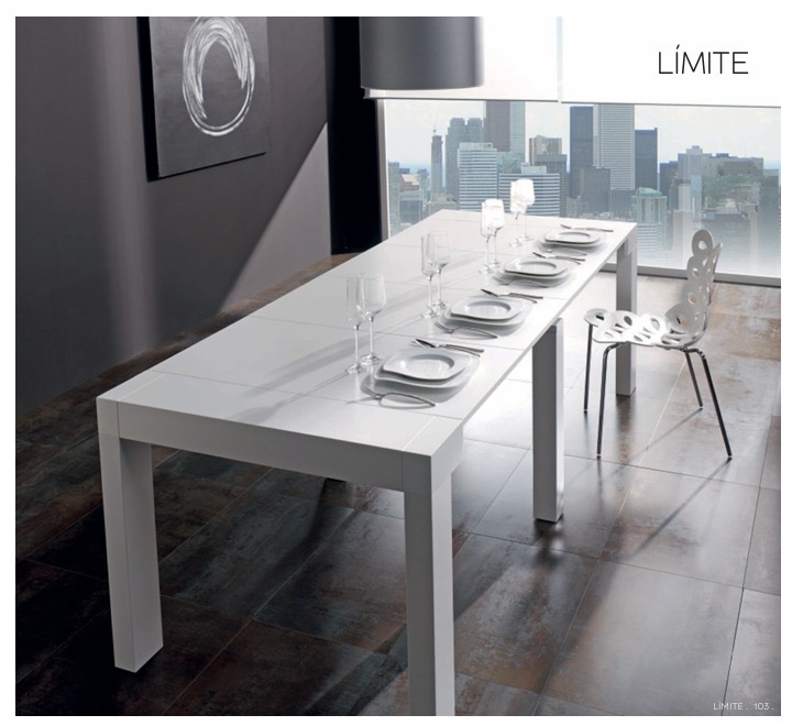 MESA COMEDOR CONSOLA EXTENSIBLE "LÍMITE" - Imagen 2